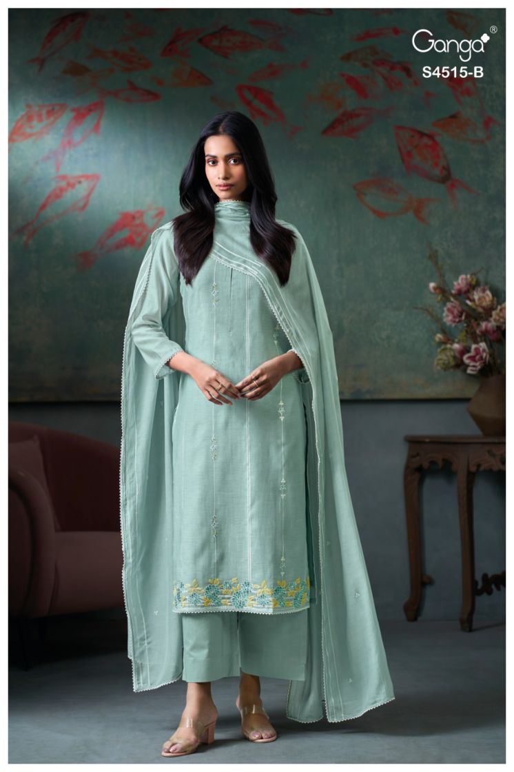 BUY GANGA SUITS GANGA OZYRA S4515 FULL SET