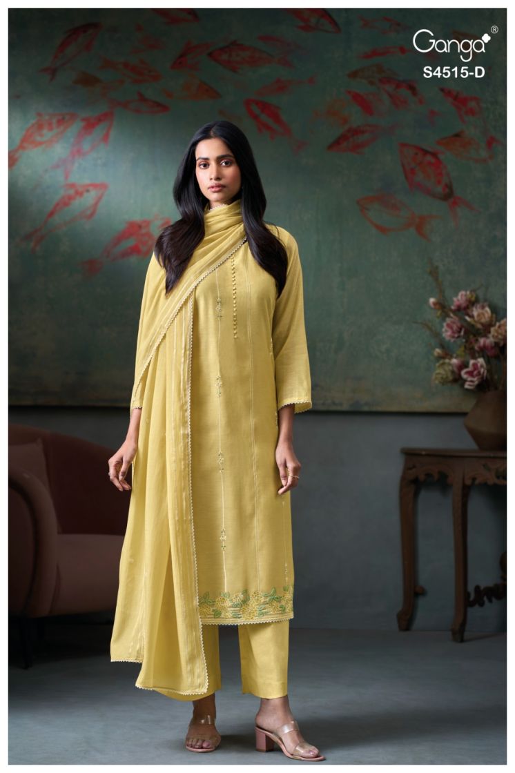BUY GANGA SUITS GANGA OZYRA S4515 DUPATTA DESIGN