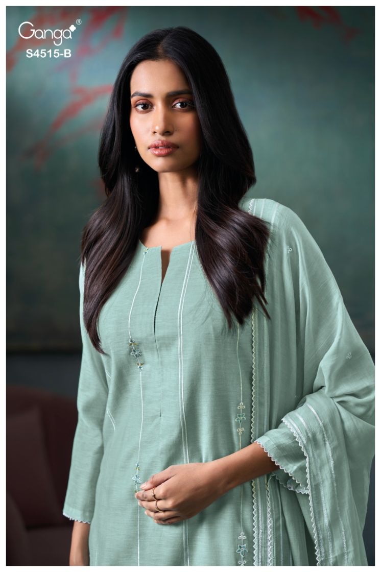 BUY GANGA SUITS GANGA OZYRA S4515 CLOSEUP IMAGE