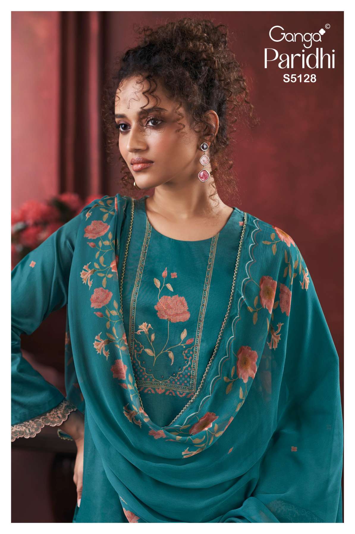 BUY GANGA SUITS GANGA PARIDHI S5128 NEW CATALOGUE