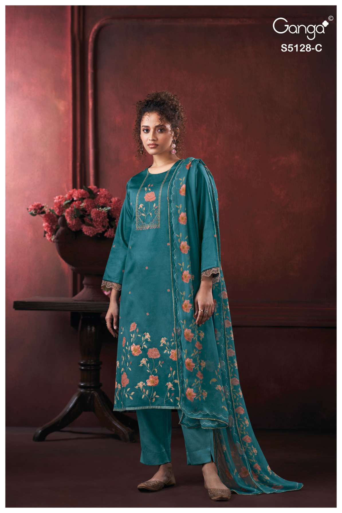 BUY GANGA SUITS GANGA PARIDHI S5128 FULL SET