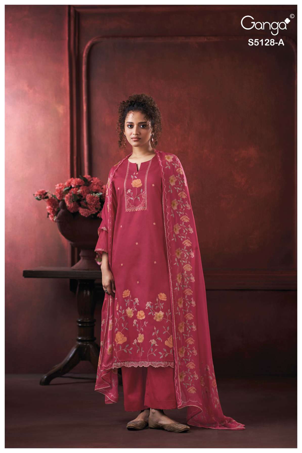 BUY GANGA SUITS GANGA PARIDHI S5128 FRONT VIEW
