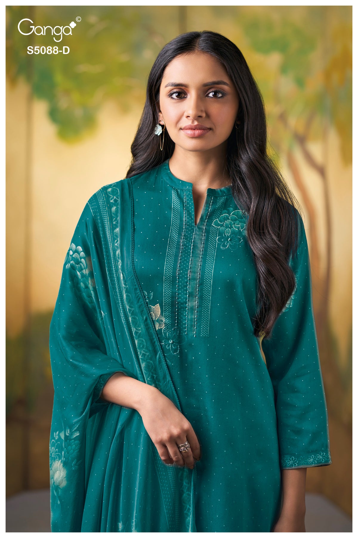 BUY GANGA SUITS GANGA PRAIRIE S5088 FULL SET