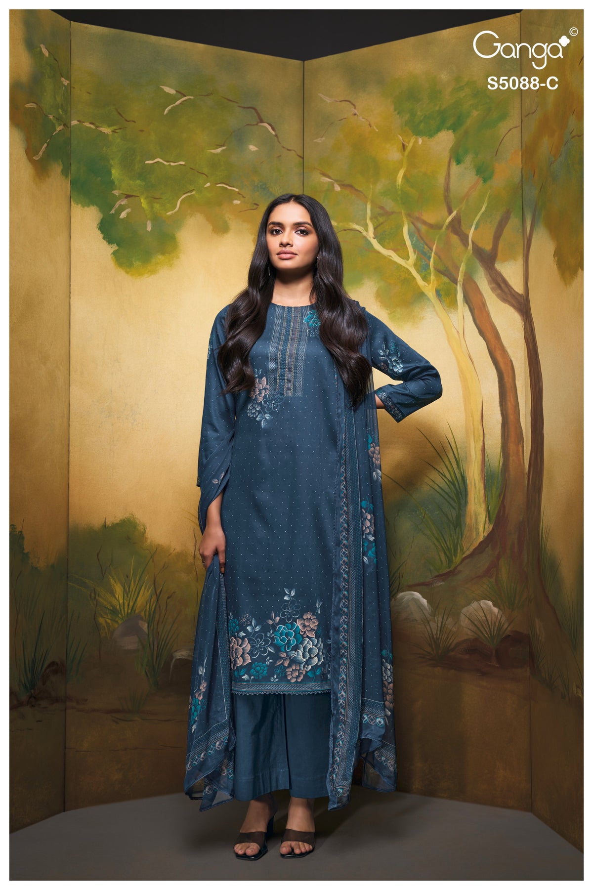 BUY GANGA SUITS GANGA PRAIRIE S5088 PREMIUM SUIT