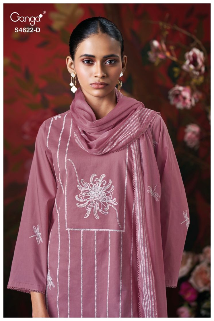 BUY GANGA SUITS ONLINE GANGA PRYLA S4622 CLOSEUP IMAGE