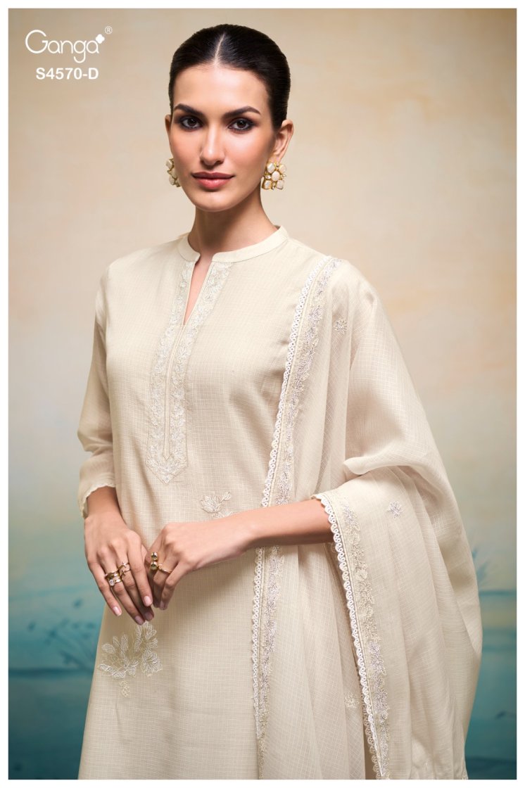BUY GANGA SUITS ONLINE GANGA PRYSHA S4570 TOP DESIGN