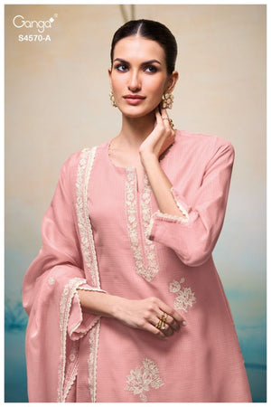 GANGA PRYSHA S4570 PREMIUM PURE BEMBERG KOTA SUIT