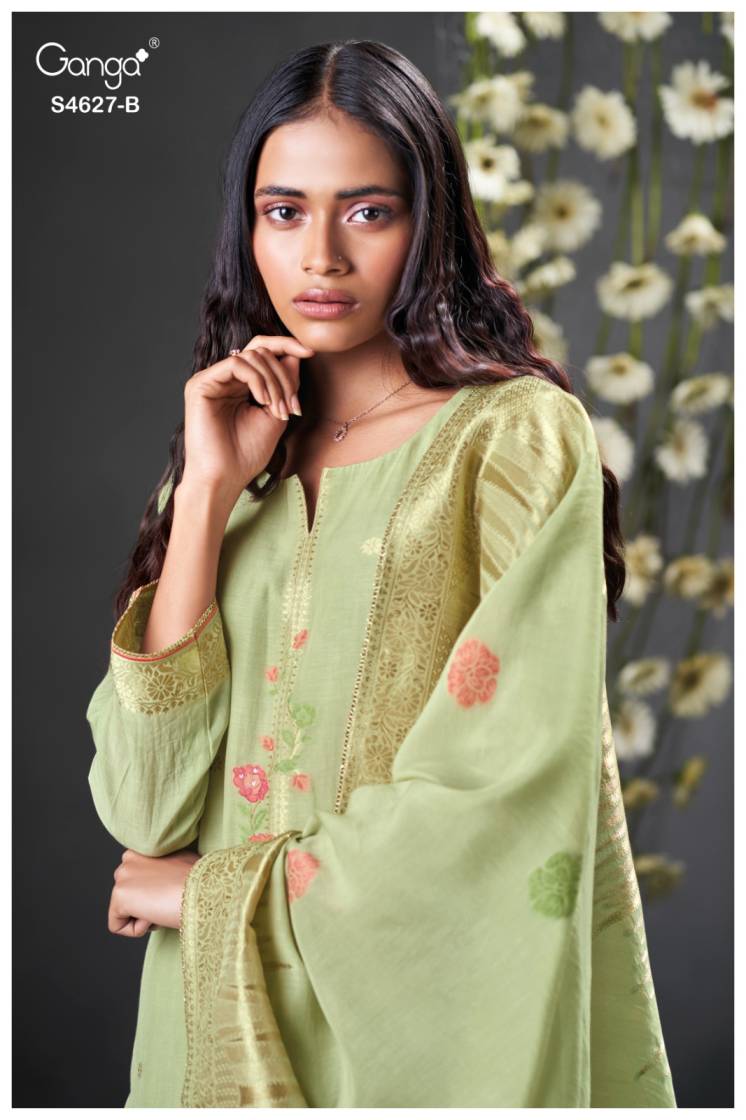 BUY GANGA SUITS GANGA RILARA S4627 FULL SET