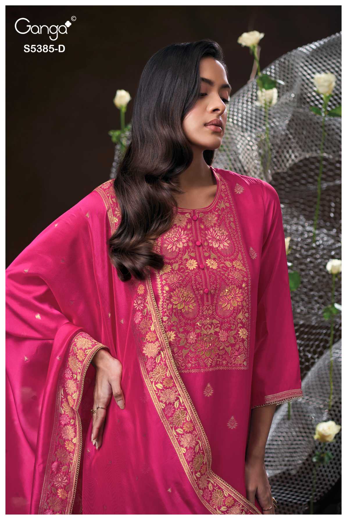 BUY GANGA SUITS GANGA RISHASA S5385 NEW CATALOGUE