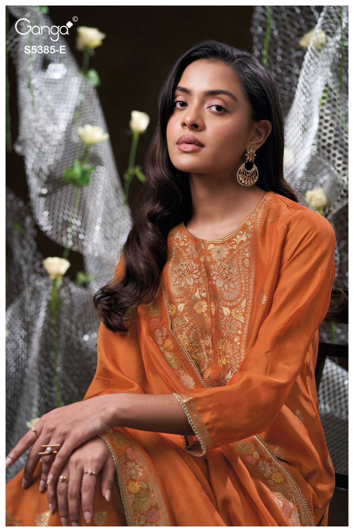 BUY GANGA SUITS GANGA RISHASA S5385 PREMIUM SUIT