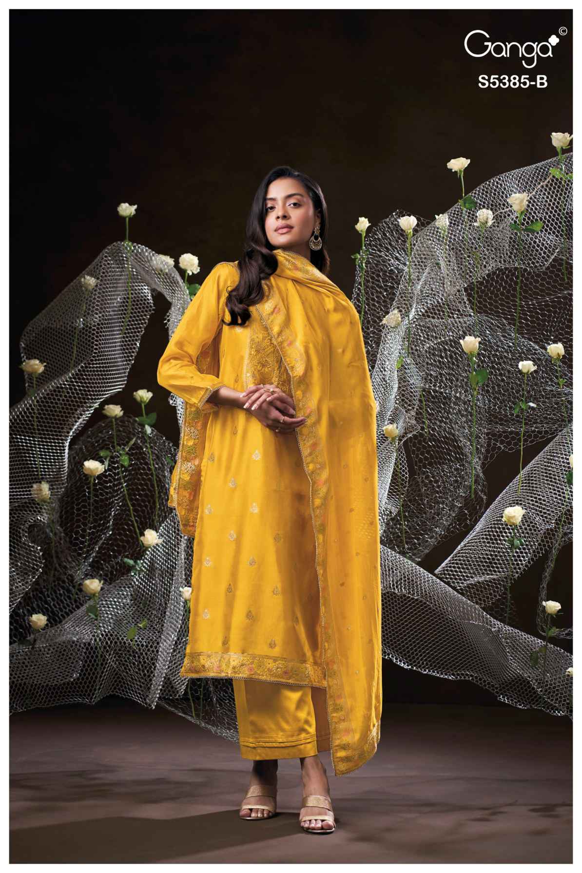 BUY GANGA SUITS GANGA RISHASA S5385 TOP DESIGN