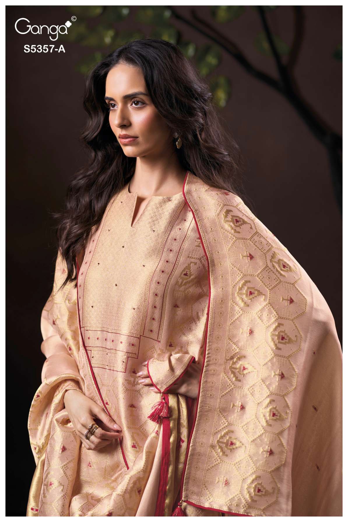 BUY GANGA SUITS GANGA RUVESS S5357 TOP DESIGN