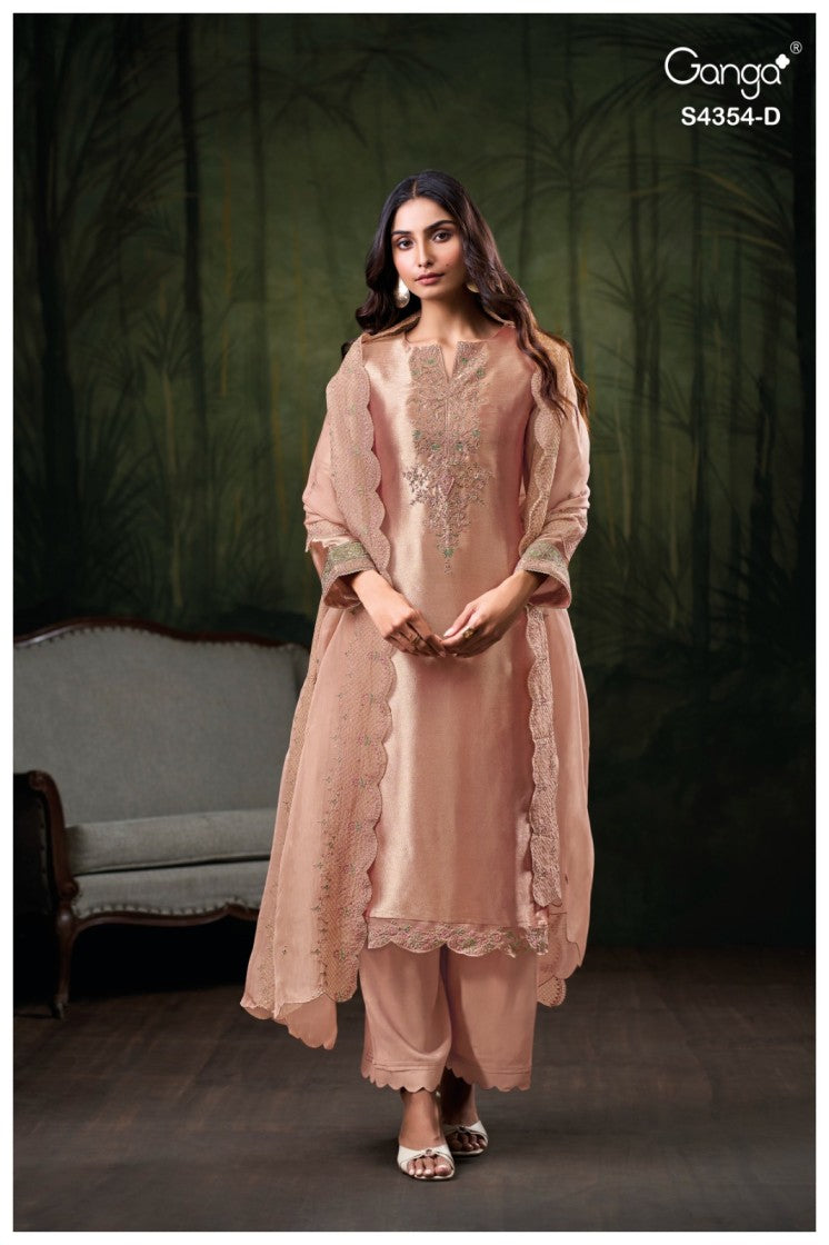 BUY GANGA SUITS GANGA SAREEN S4354 PREMIUM SUIT
