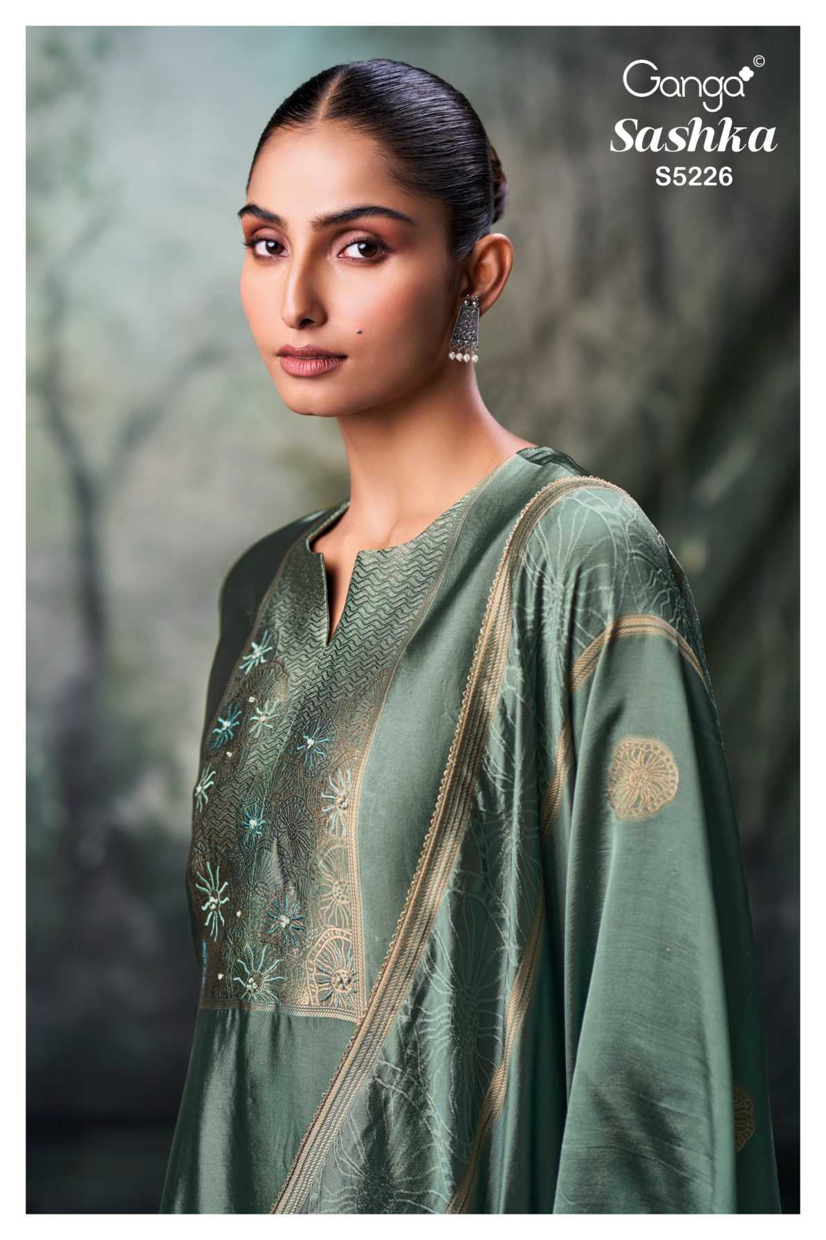 BUY GANGA SUITS GANGA SASHKA S5226 NEW CATALOGUE