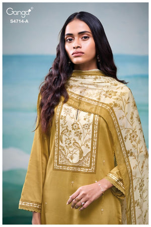 GANGA SREELIKA S4714 PREMIUM COTTON SUIT
