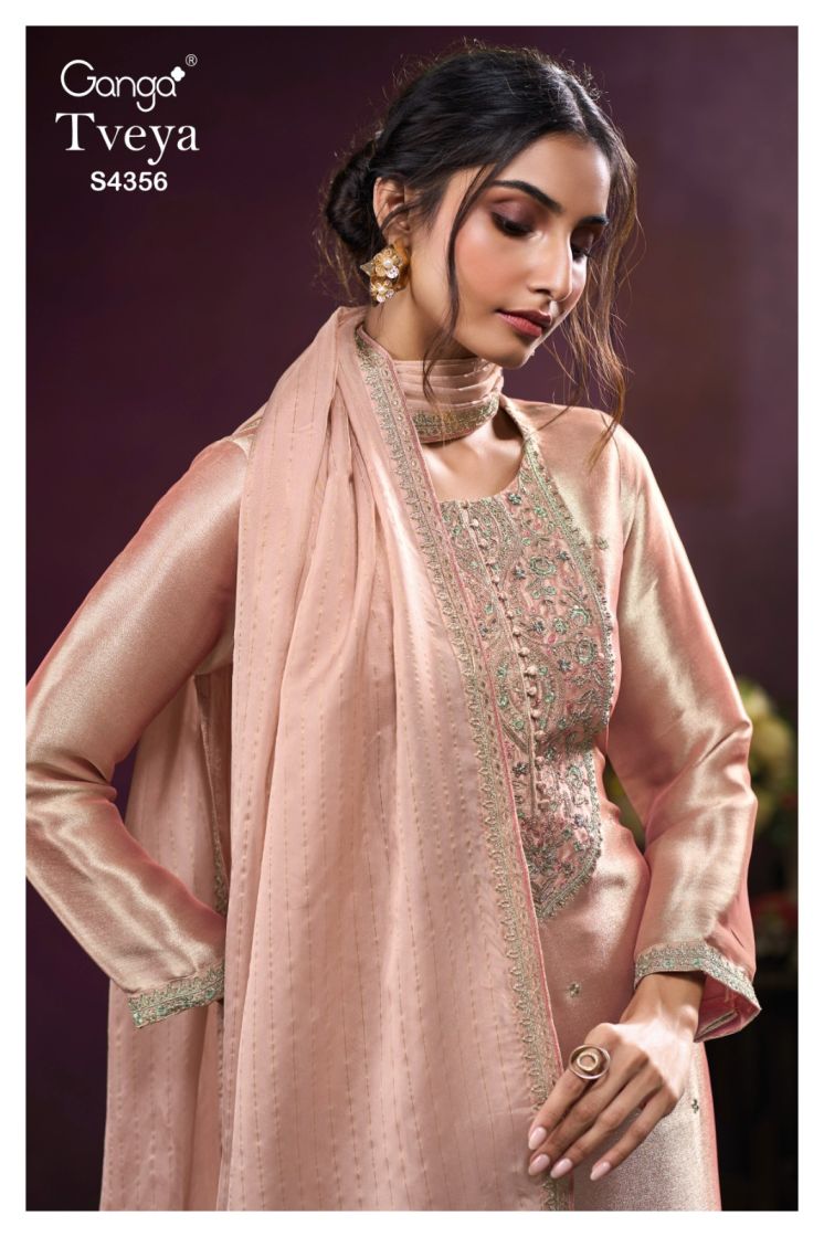 BUY GANGA SUITS GANGA TVEYA S4356 NEW CATALOGUE