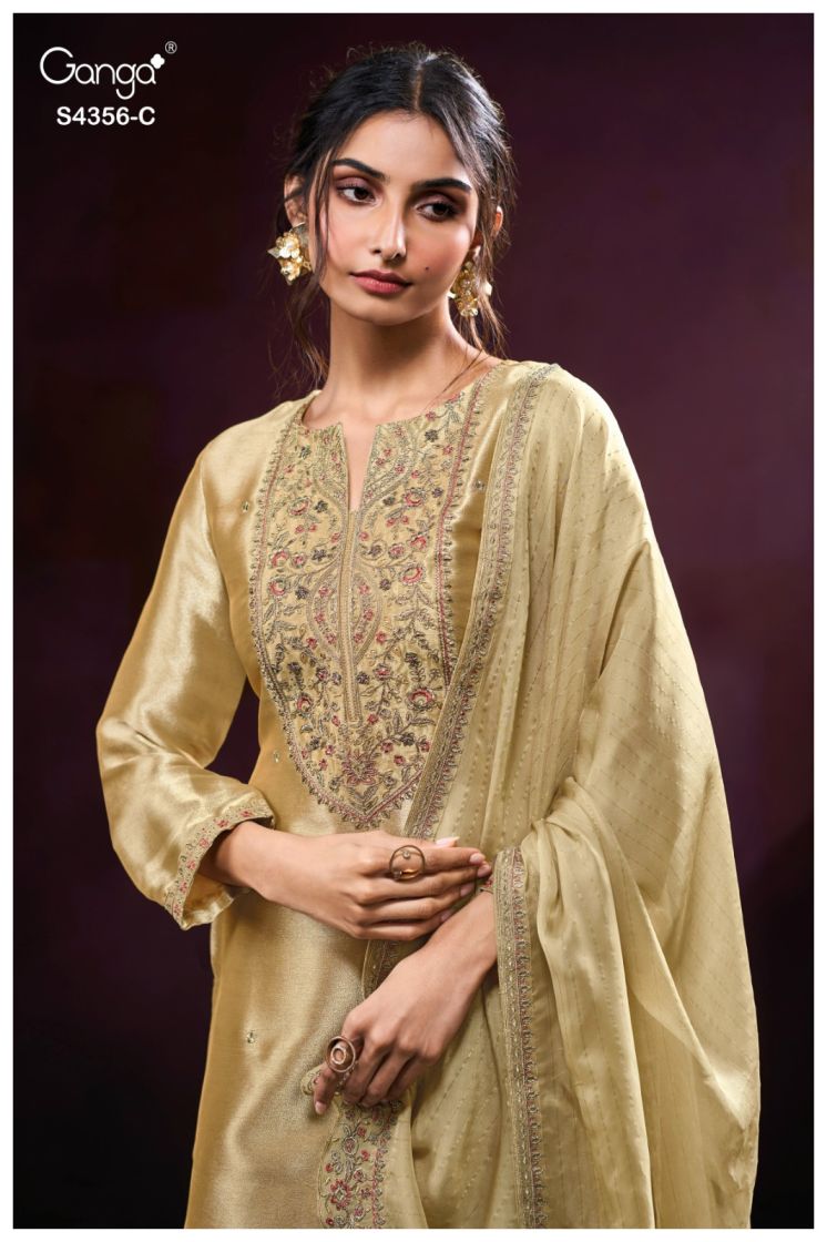 BUY GANGA SUITS GANGA TVEYA S4356 PREMIUM SUIT