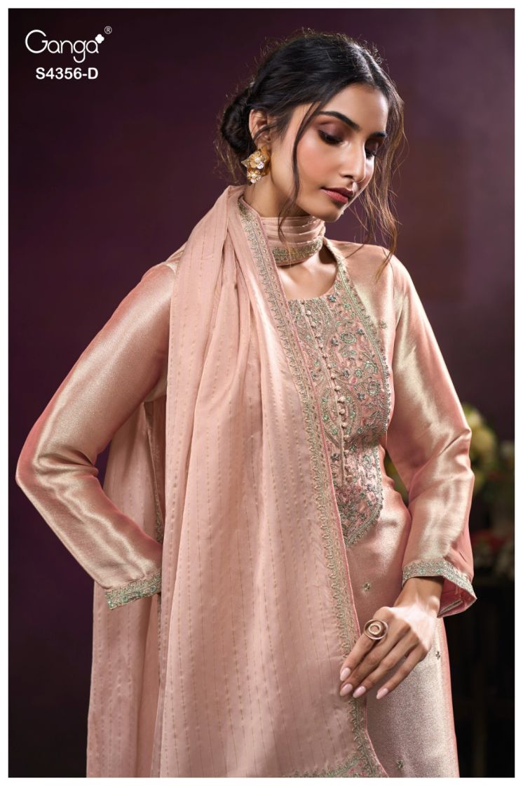 BUY GANGA SUITS GANGA TVEYA S4356 TOP DESIGN