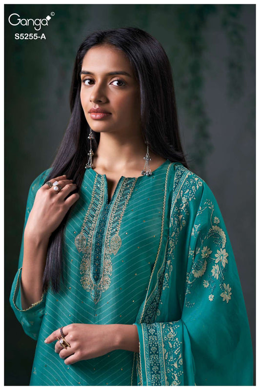 BUY GANGA SUITS GANGA VANEA S5255 FULL SET