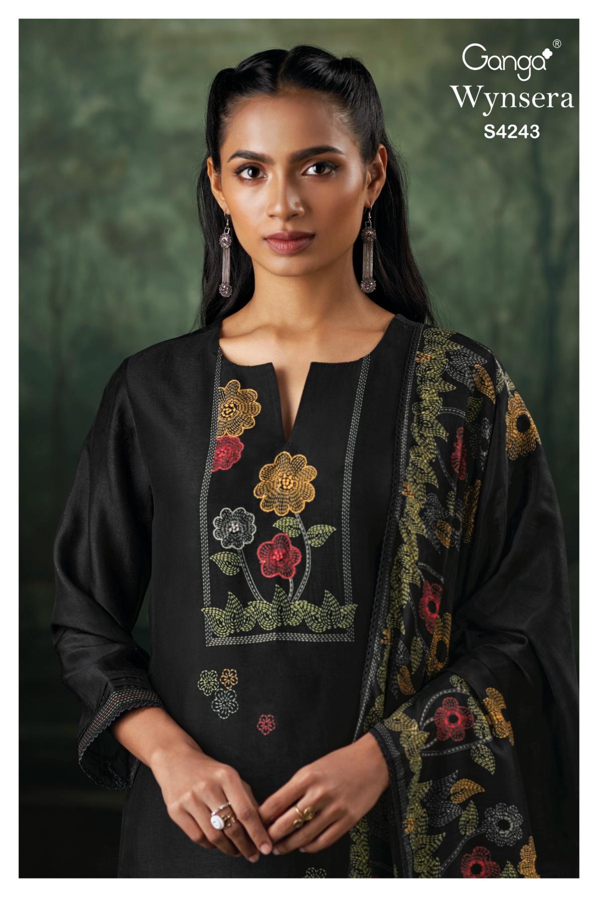 BUY GANGA SUITS ONLINE GANGA WYNSERA S4243 BACK VIEW