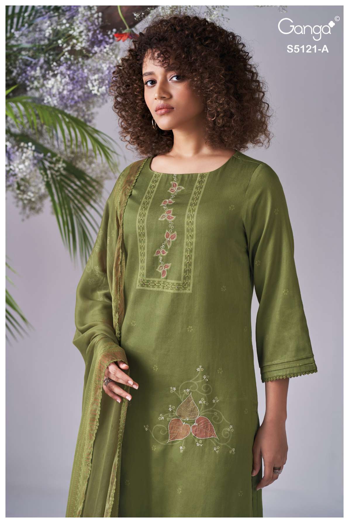 BUY GANGA SUITS GANGA YALINA S5121 LATEST DESIGN IMAGE
