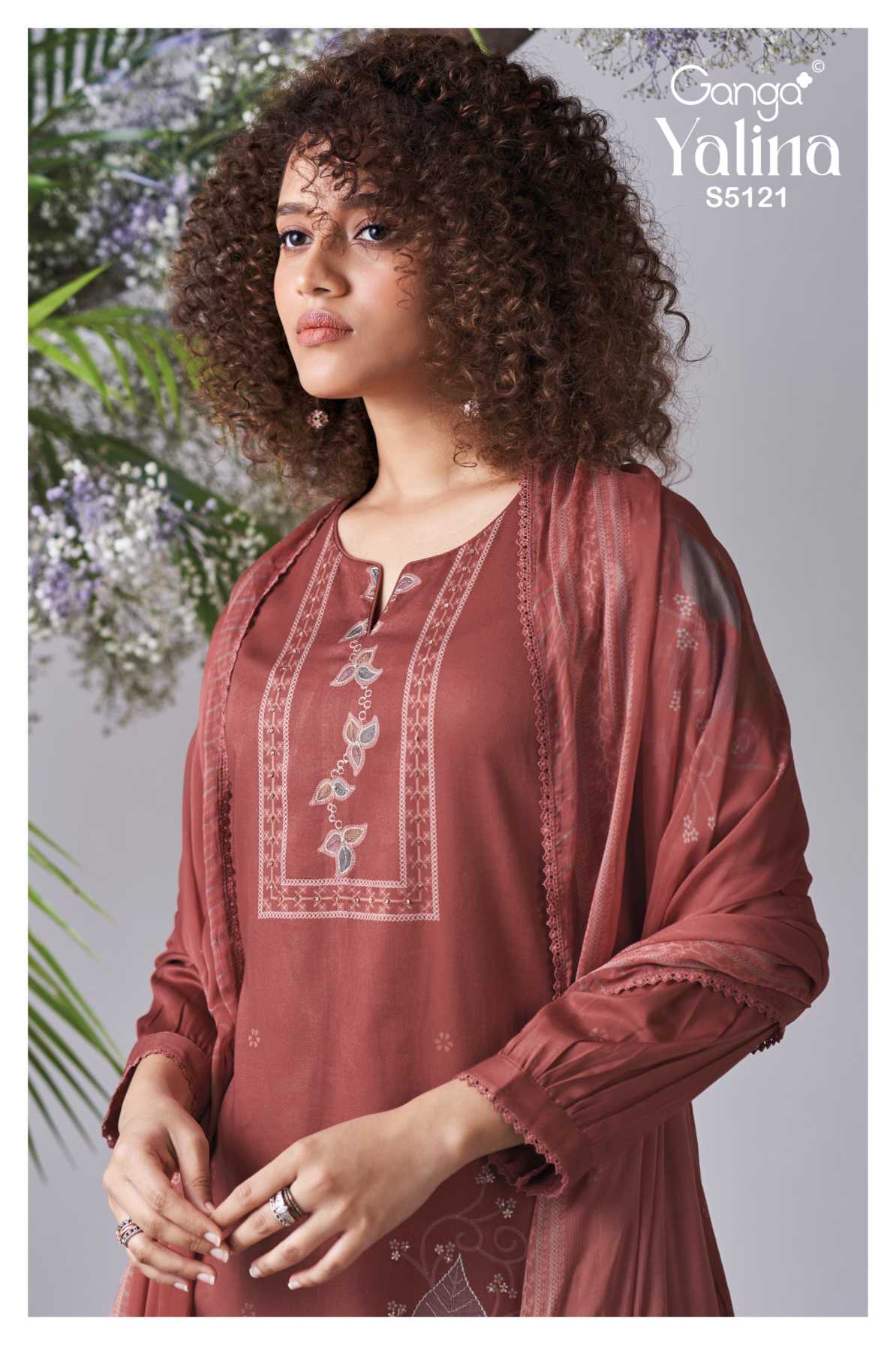 BUY GANGA SUITS GANGA YALINA S5121 PREMIUM SUIT