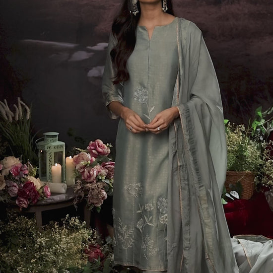 BUY GANGA FASHION SUITS SINGLE PIECE GANGA LAIELA S3827 VIDEO