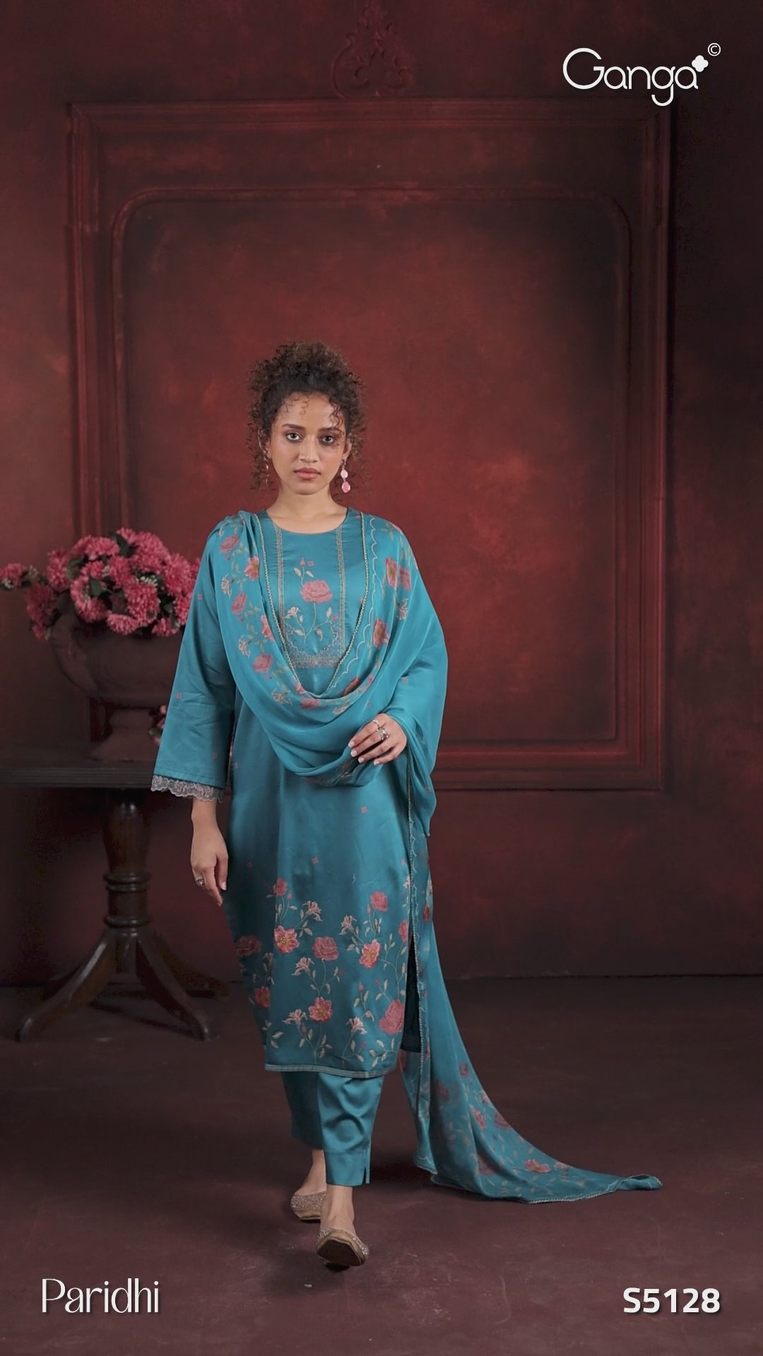 BUY GANGA SUITS GANGA PARIDHI S5128 LATEST DESIGN VIDEO