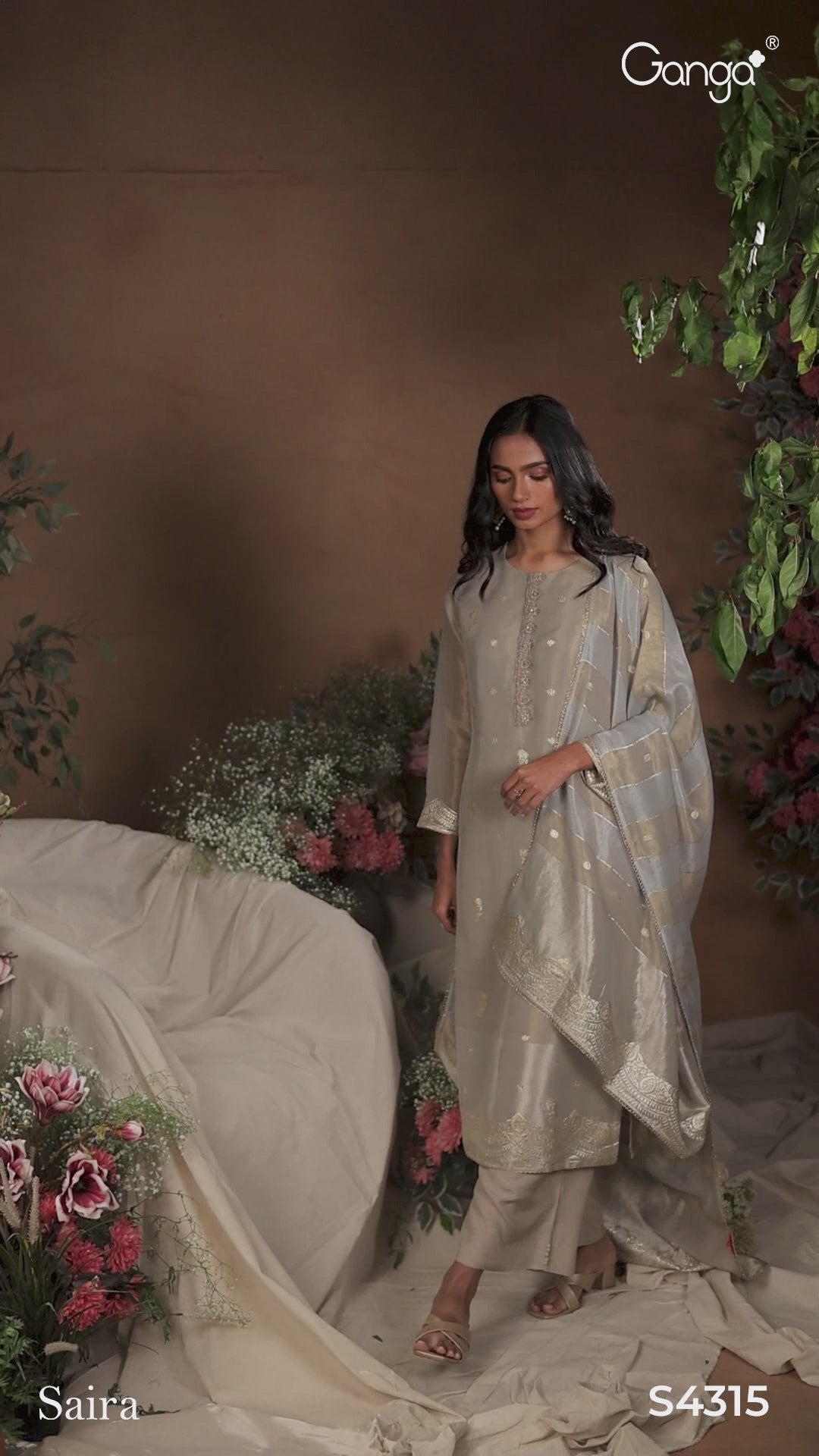 BUY GANGA SUITS ONLINE GANGA SAIRA S4315 PREMIUM SUIT