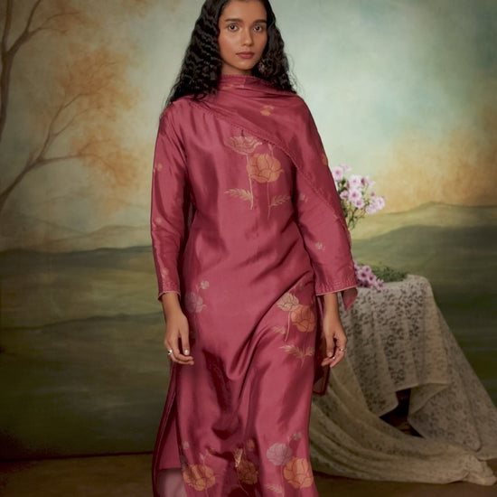 BUY GANGA SUITS ONLINE SINGLE PIECE GANGA FERIEL S4183 LATEST DESIGN VIDEO