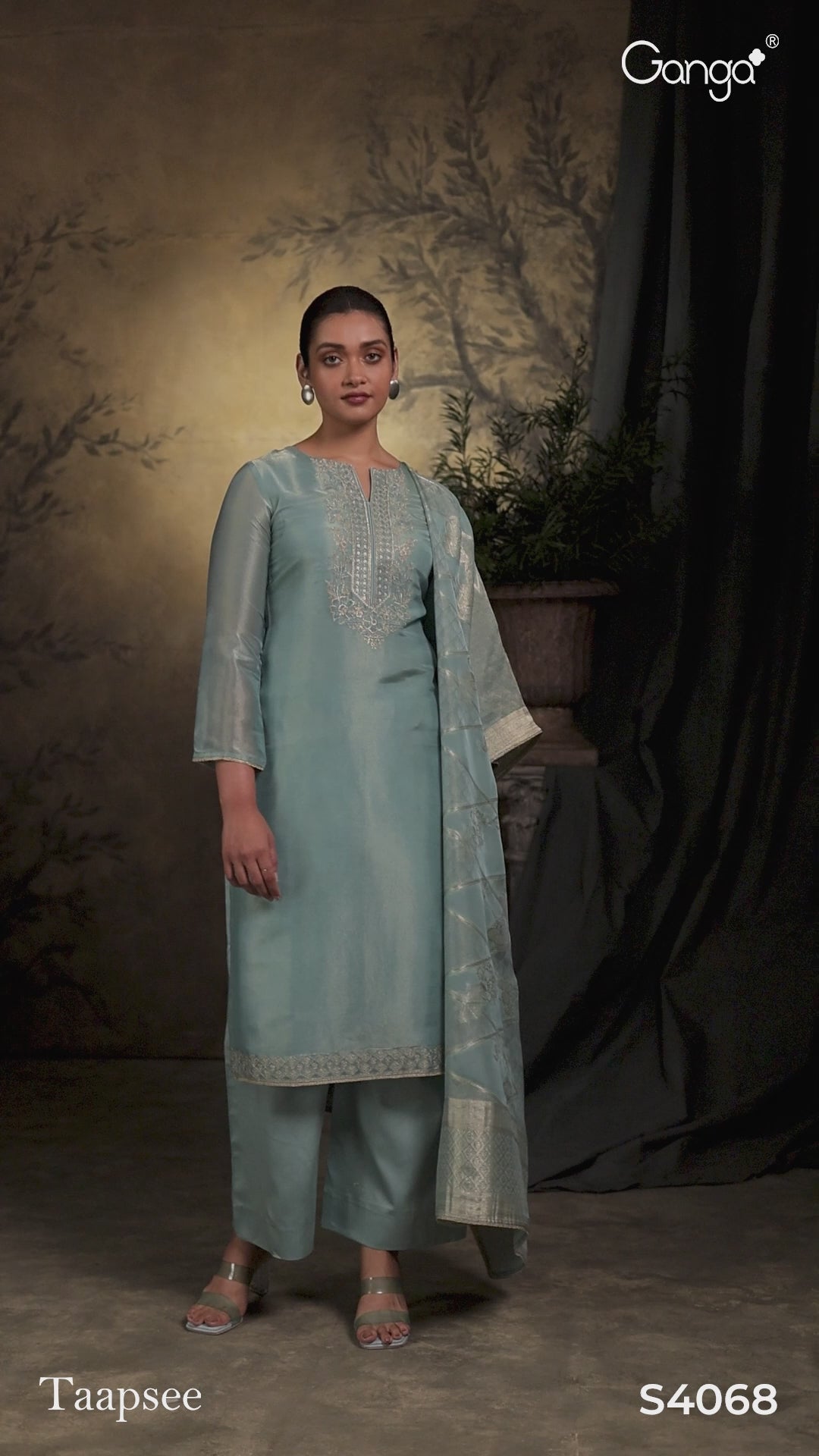 buy ganga taapsee s4068 premium pure bemberg silk suit online