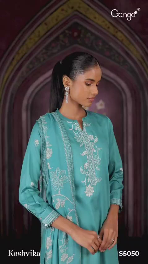 BUY GANGA SUITS GANGA KESHVIKA S5050 VIDEO