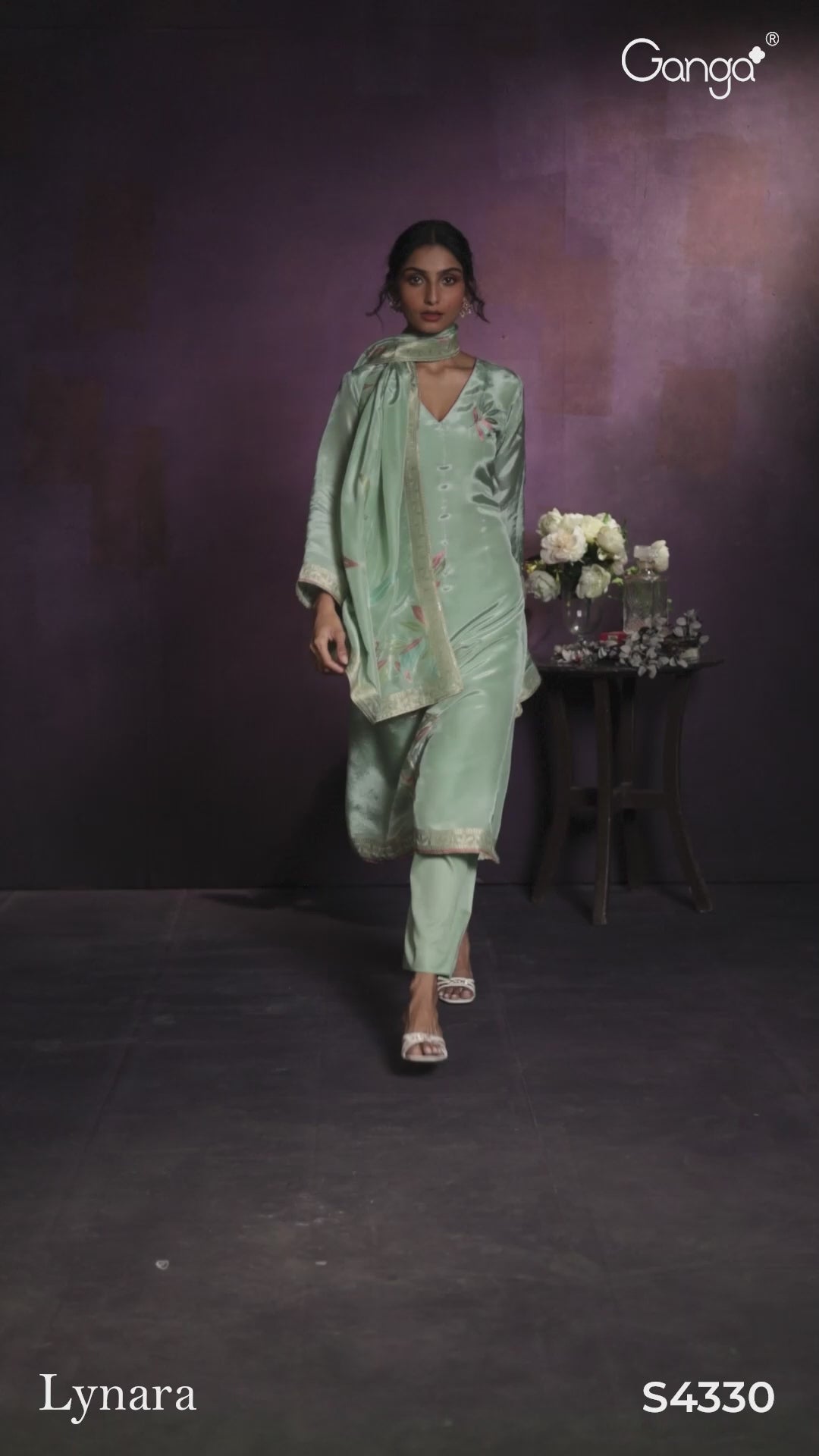 BUY GANGA SUITS ONLINE GANGA LYNARA S4330 TOP DESIGN