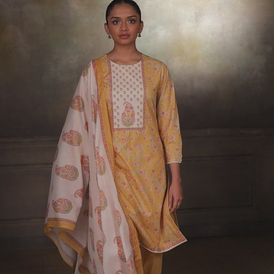 BUY GANGA SUITS ONLINE GANGA TERSIA S4960 FRONT VIEW VIDEO