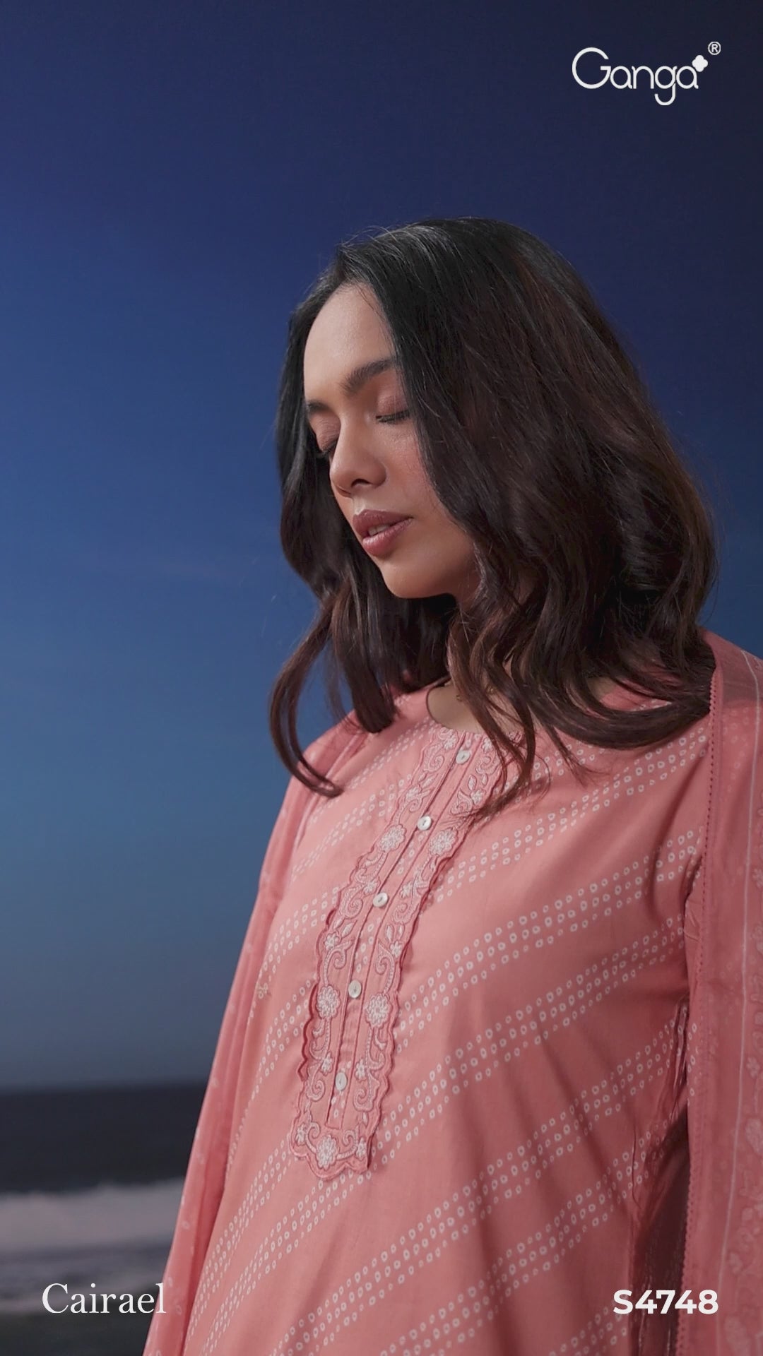 BUY GANGA SUITS ONLINE GANGA CAIRAEL S4748 LATEST DESIGN VIDEO