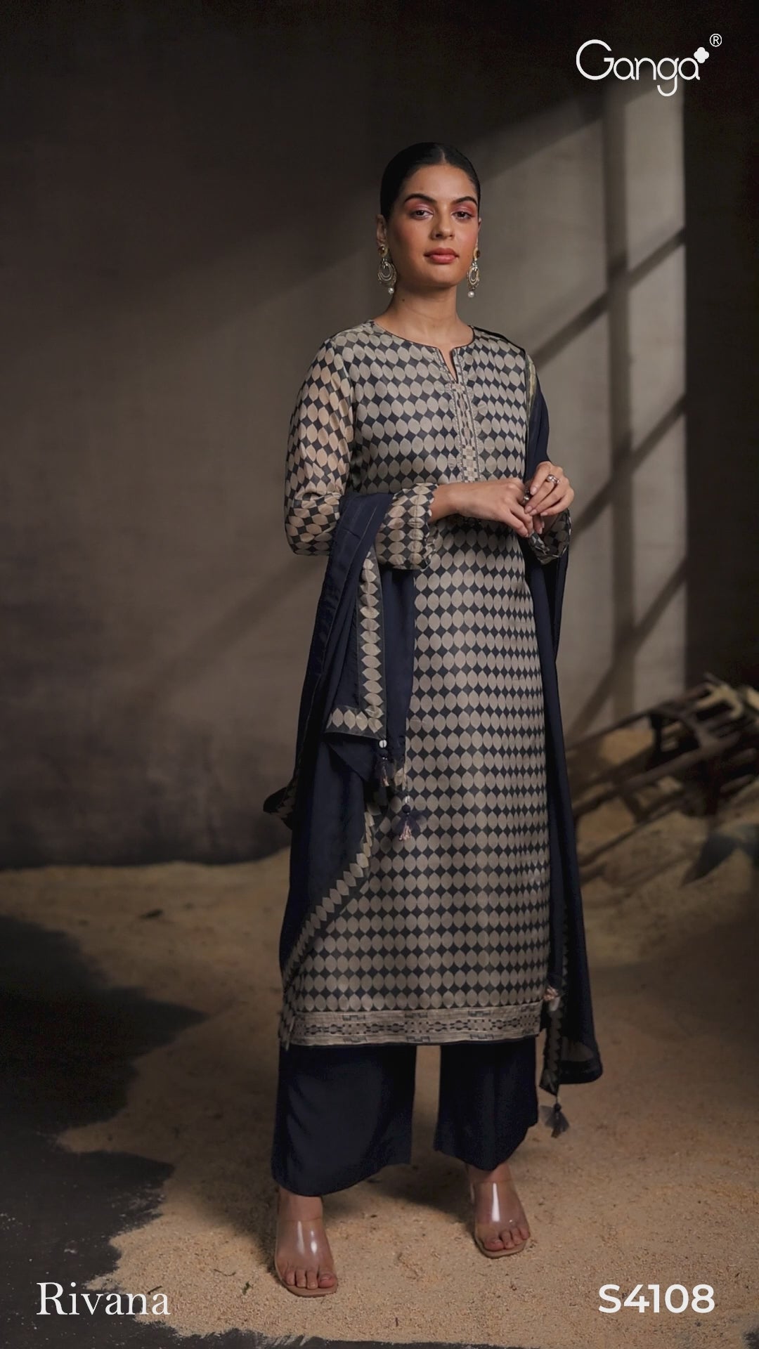 BUY GANGA SUITS GANGA RIVANA S4108 PREMIUM SUIT