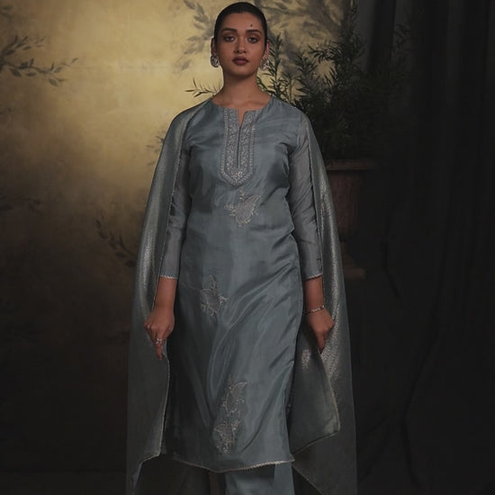 buy ganga cate s4065 premium pure bemberg habutai silk suit online