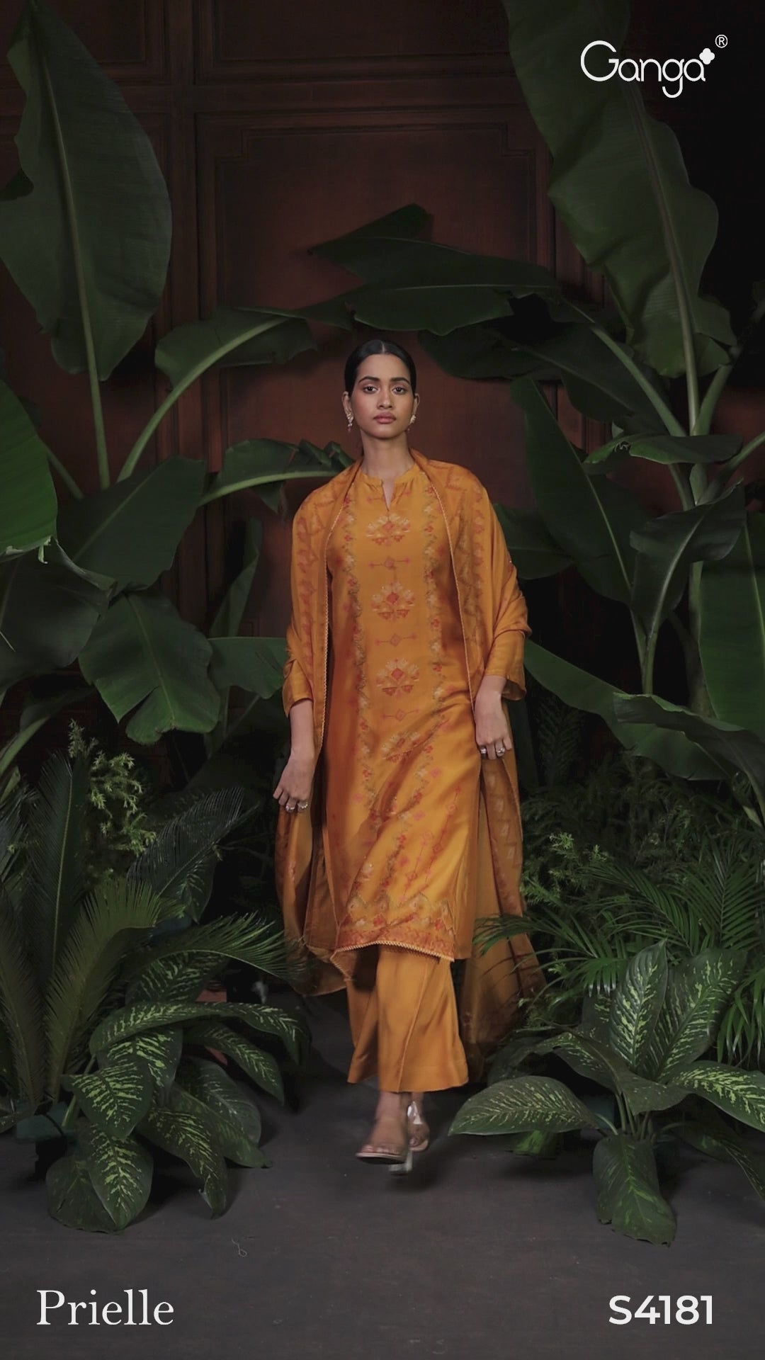 BUY GANGA SUITS ONLINE SALE GANGA PRIELLE S4181 VIDEO