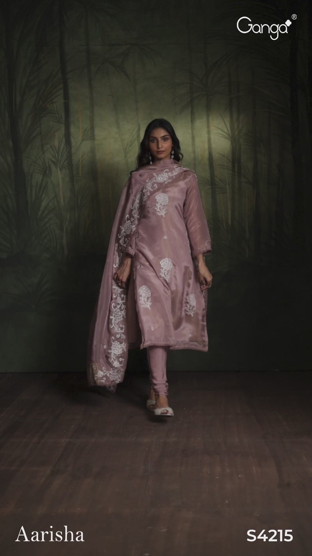 BUY GANGA SUITS ONLINE GANGA AARISHA S4215 VIDEO