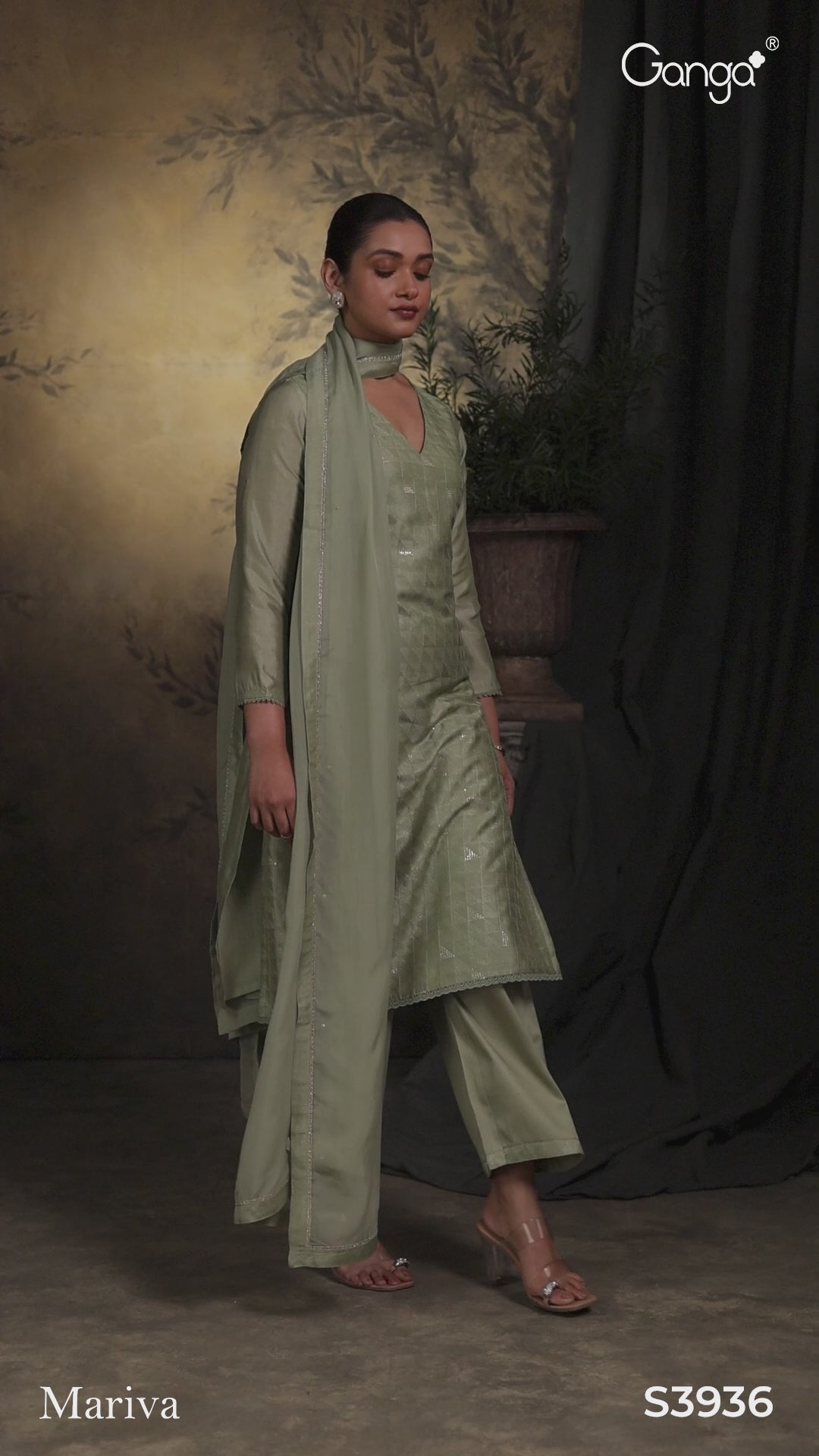 BUY GANGA SUITS GANGA MARIVA S3936 TOP DESIGN