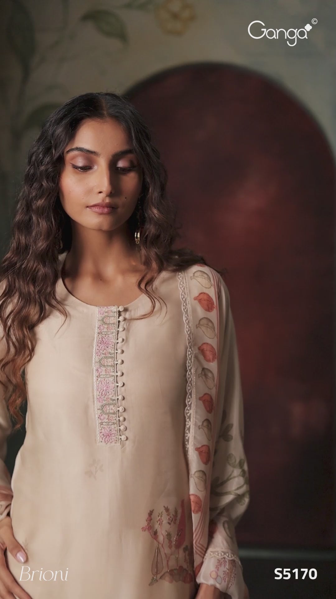 BUY GANGA SUITS GANGA BRIONI S5170 PREMIUM SUIT VIDEO