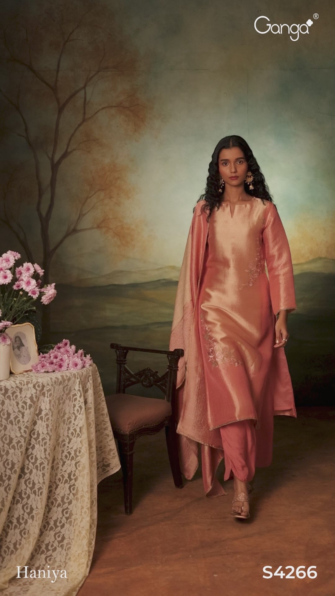 BUY GANGA SUITS GANGA HANIYA S4266 PREMIUM SUIT VIDEO