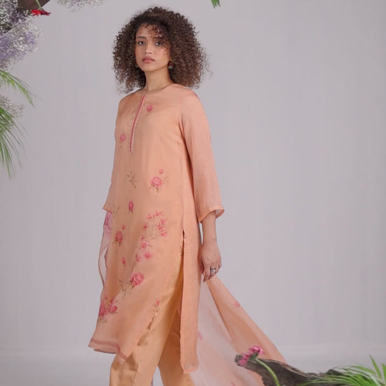 BUY GANGA SUITS GANGA HELOISE S5150 DUPATTA VIDEO