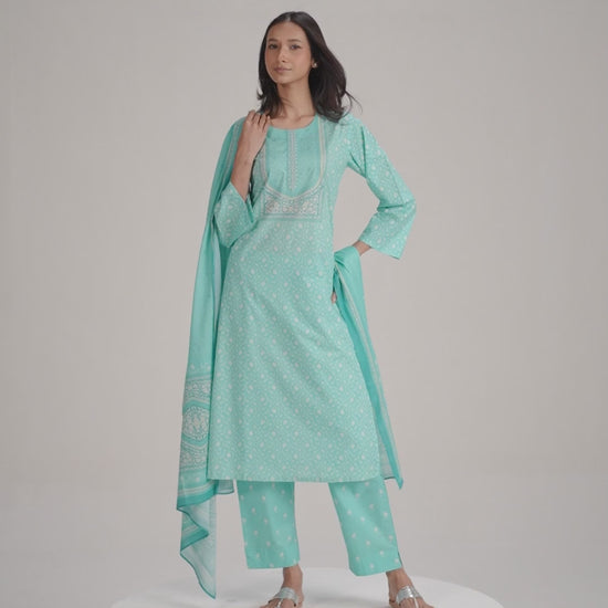 BUY GANGA SUITS ONLINE GANGA INDRATHA S5008 FABRIC DETAIL VIDEO